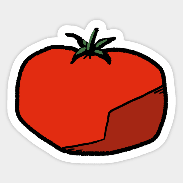 Tomato Sticker by Mismess